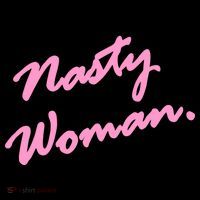 Nasty Woman Pink Script Hillary Clinton Coaster thumb 2