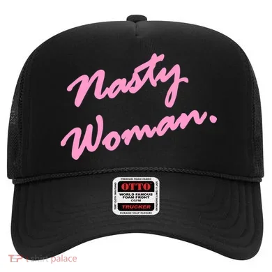 Nasty Woman Pink Script Hillary Clinton Hat