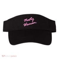 Nasty Woman Pink Script Hillary Clinton Visor thumb 0