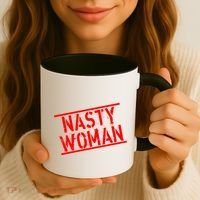 Nasty Woman Stamp of Approval Coffee Mug thumb 3