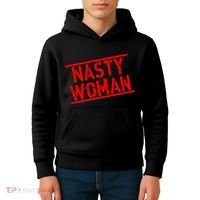 Nasty Woman Stamp of Approval Kids Hoodie thumb 4