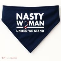 Nasty Woman United We Stand USA-Made Doggie Bandana thumb 0