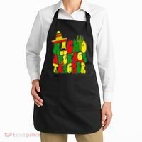 Nacho Average Teacher Apple Cinco De Mayo Teacher Women Apron thumb 2