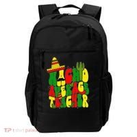 Nacho Average Teacher Apple Cinco De Mayo Teacher Women Backpack thumb 0