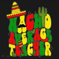 Nacho Average Teacher Apple Cinco De Mayo Teacher Women Ornament thumb 1