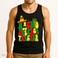 Nacho Average Teacher Apple Cinco De Mayo Teacher Women Tank Top thumb 3