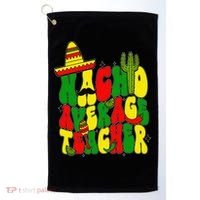 Nacho Average Teacher Apple Cinco De Mayo Teacher Women Golf Towel thumb 0