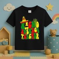 Nacho Average Teacher Apple Cinco De Mayo Teacher Women Toddler T-Shirt thumb 3