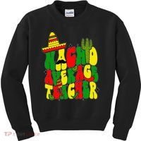 Nacho Average Teacher Apple Cinco De Mayo Teacher Women Kids Sweatshirt thumb 0