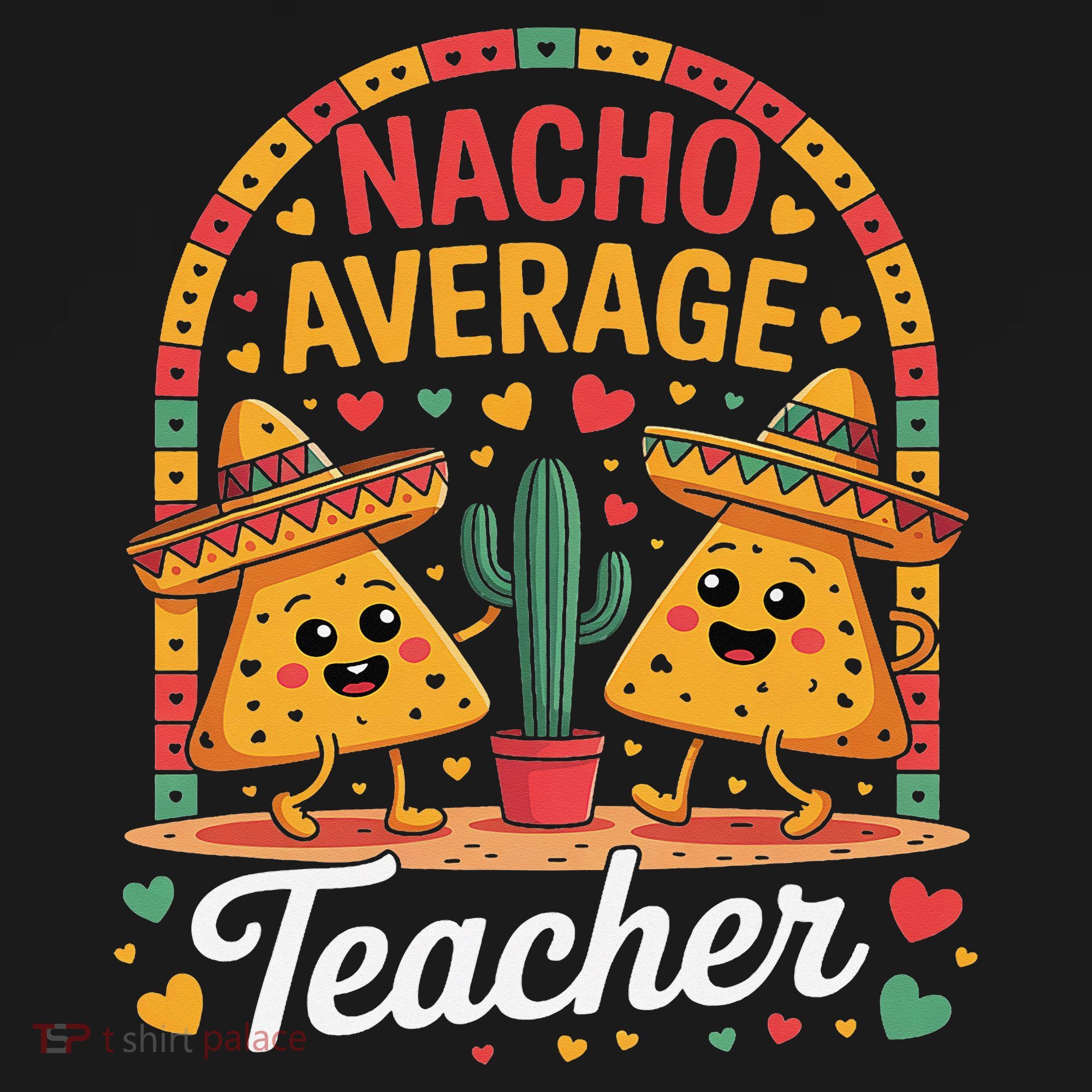 Nacho Average Teacher Apple Cinco De Mayo Teacher Women Women's Tank Top