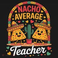 Nacho Average Teacher Apple Cinco De Mayo Teacher Women Women's T-Shirt thumb 6