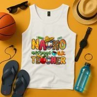 Nacho Average Teacher Cinco De Mayo Fiesta Mexican Teaching Tank Top thumb 4