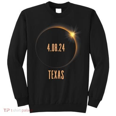 North America Total Solar Eclipse 2024 Texas USA Sweatshirt