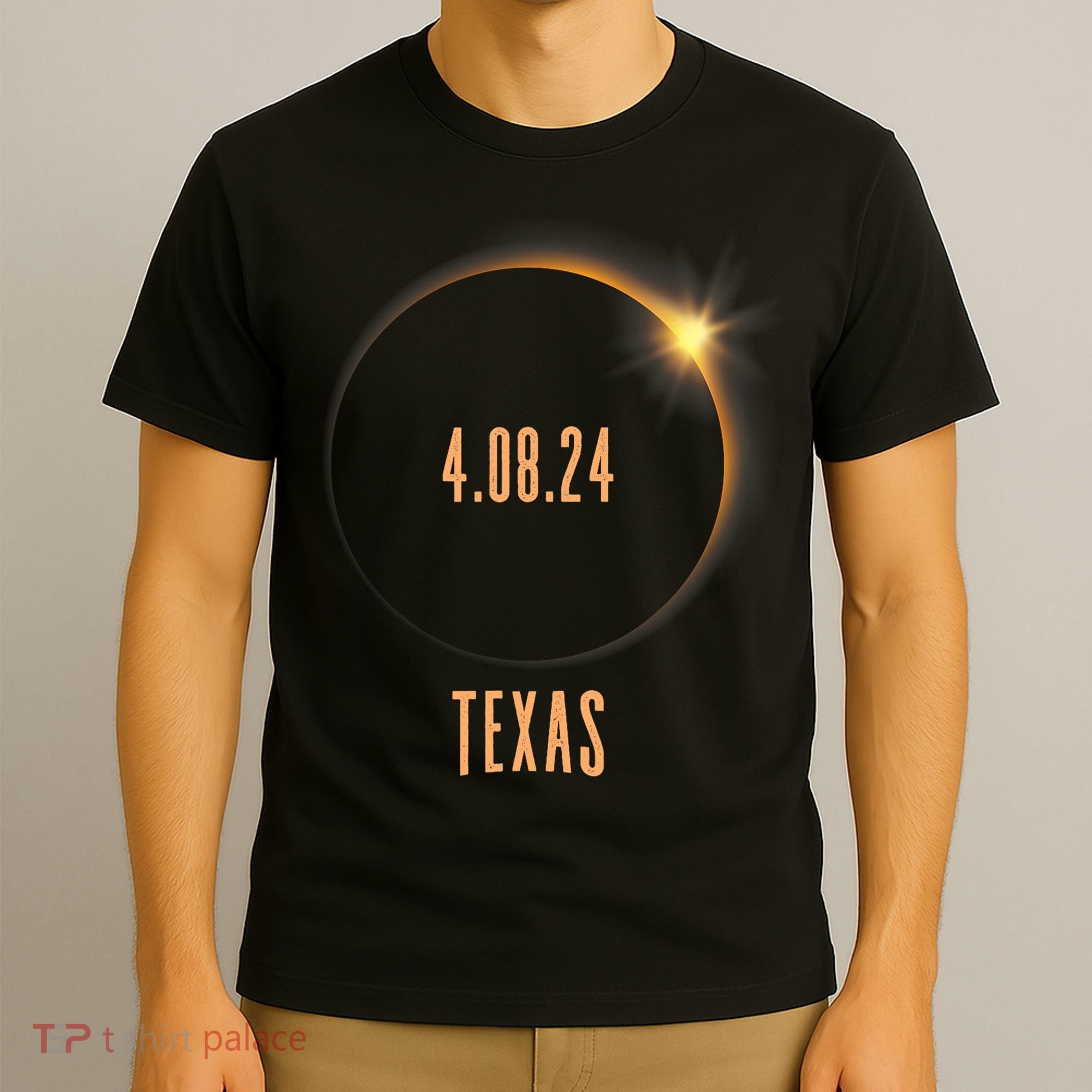 North America Total Solar Eclipse 2024 Texas USA T-Shirt