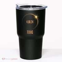North America Total Solar Eclipse 2024 Texas USA Tumbler thumb 0