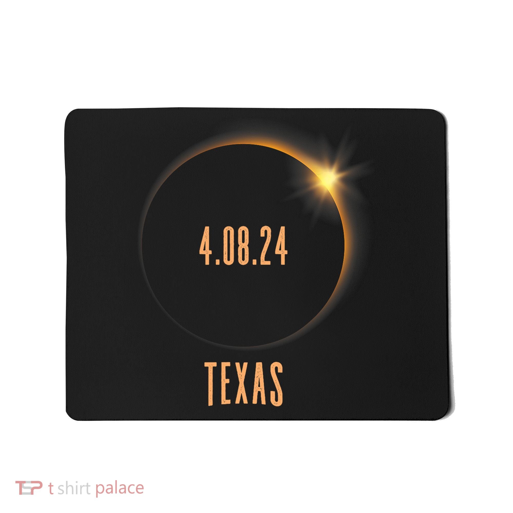 North America Total Solar Eclipse 2024 Texas USA Mousepad