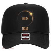 North America Total Solar Eclipse 2024 Texas USA Hat thumb 0