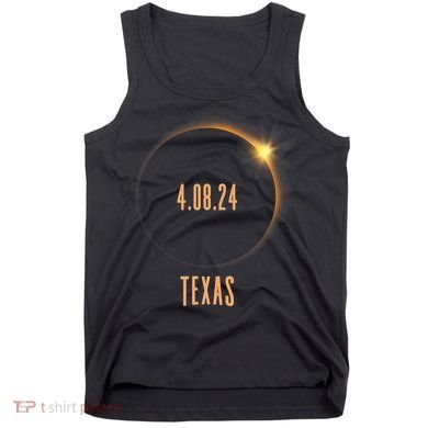 North America Total Solar Eclipse 2024 Texas USA Tank Top