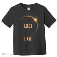 North America Total Solar Eclipse 2024 Texas USA Toddler T-Shirt thumb 0