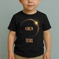 North America Total Solar Eclipse 2024 Texas USA Toddler T-Shirt thumb 2