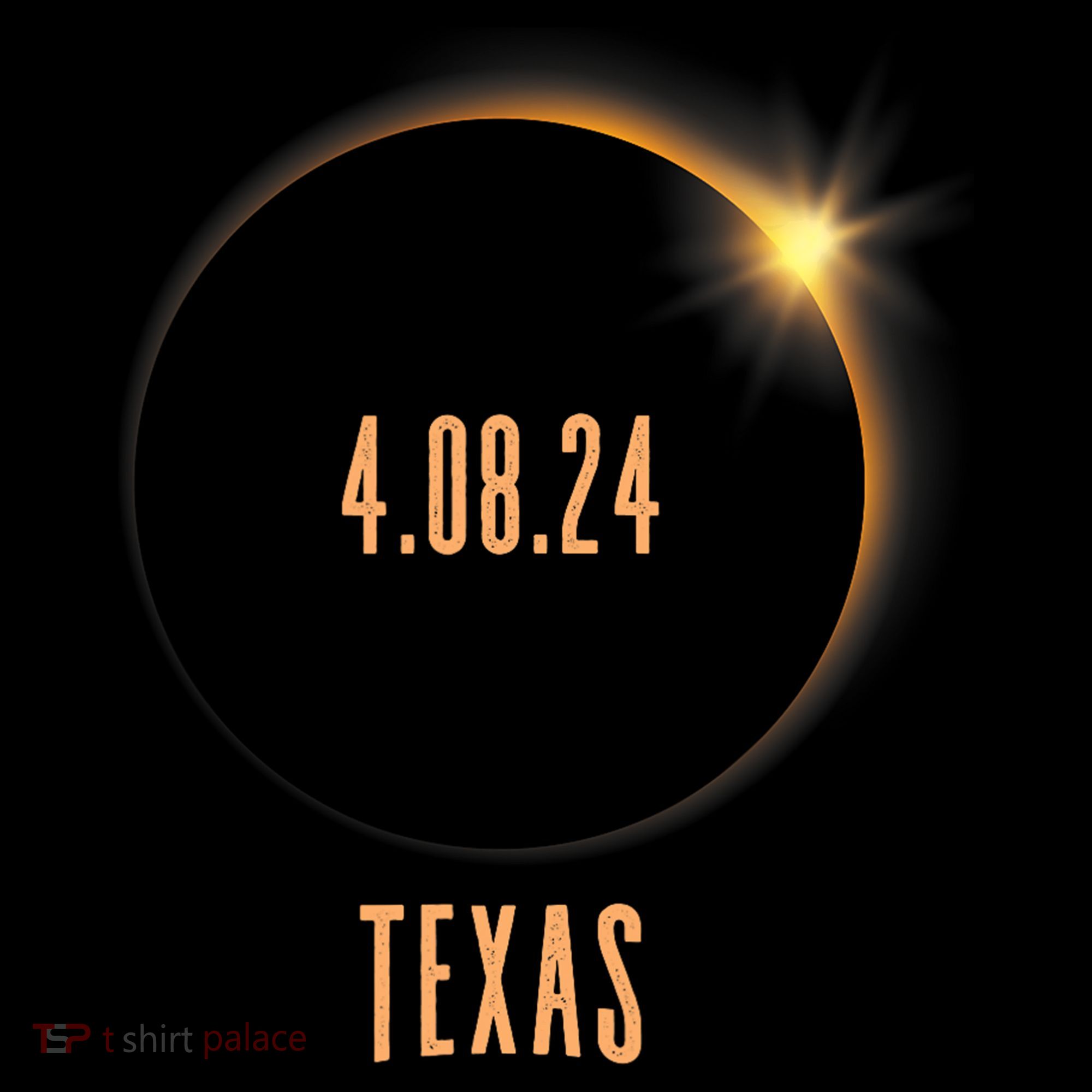North America Total Solar Eclipse 2024 Texas USA Kids Sweatshirt