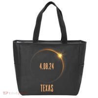 North America Total Solar Eclipse 2024 Texas USA Tote Bag thumb 0
