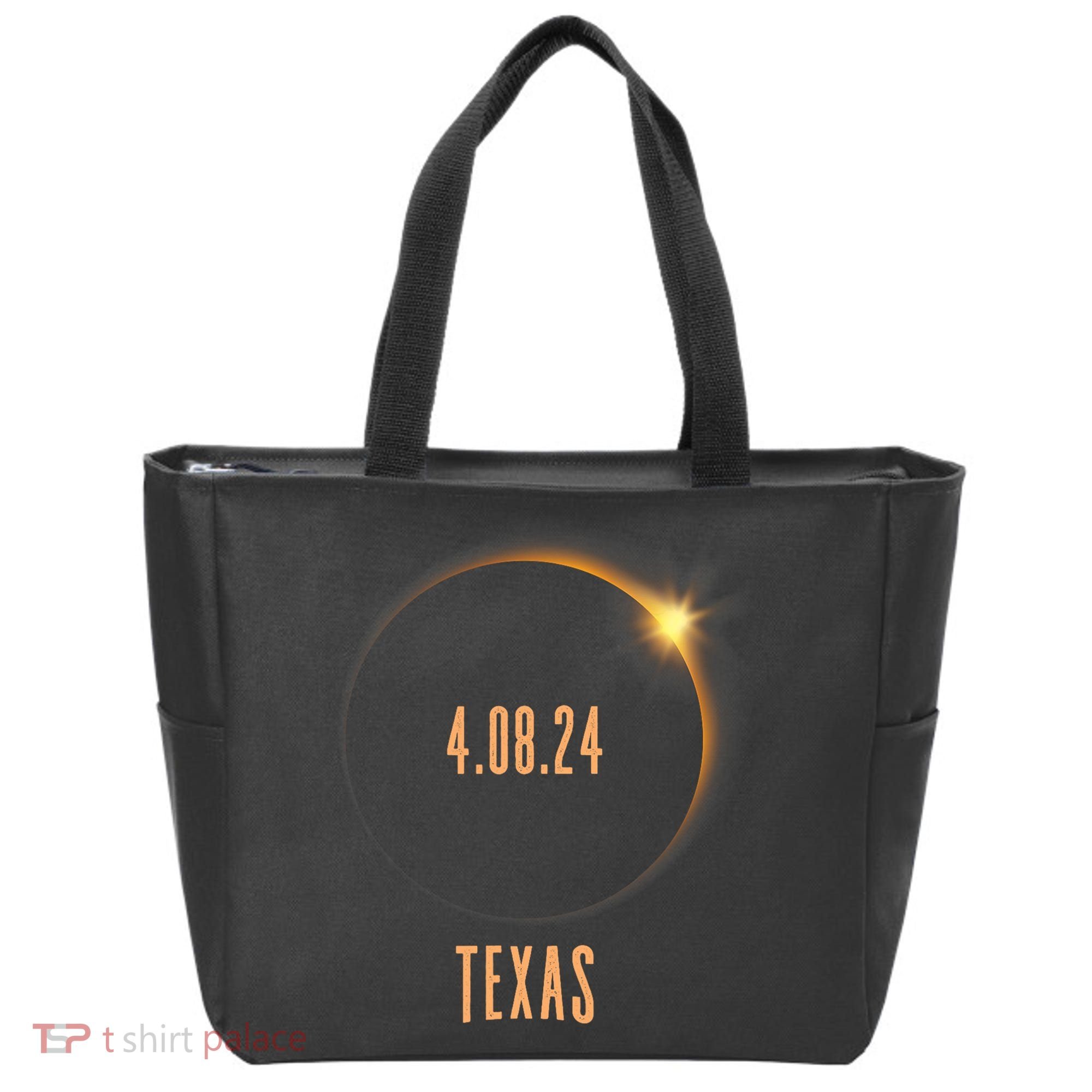 North America Total Solar Eclipse 2024 Texas USA Tote Bag