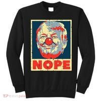 Nope Anti Trump Clown Impeach No Donald Sweatshirt thumb 0