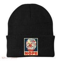 Nope Anti Trump Clown Impeach No Donald Beanie thumb 0