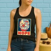 Nope Anti Trump Clown Impeach No Donald Women's Tank Top thumb 2