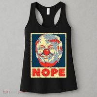 Nope Anti Trump Clown Impeach No Donald Women's Tank Top thumb 3