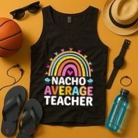 Nacho Average Teacher Tank Top thumb 4
