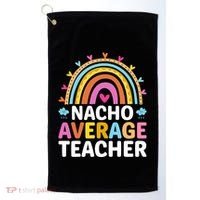 Nacho Average Teacher Golf Towel thumb 0