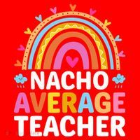 Nacho Average Teacher Santa Hat thumb 1