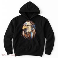 Native American Tribal Dream Catcher Eagle Tribal Animal Art Hoodie thumb 0