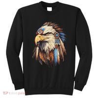 Native American Tribal Dream Catcher Eagle Tribal Animal Art Sweatshirt thumb 0