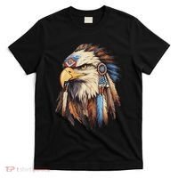 Native American Tribal Dream Catcher Eagle Tribal Animal Art T-Shirt thumb 0