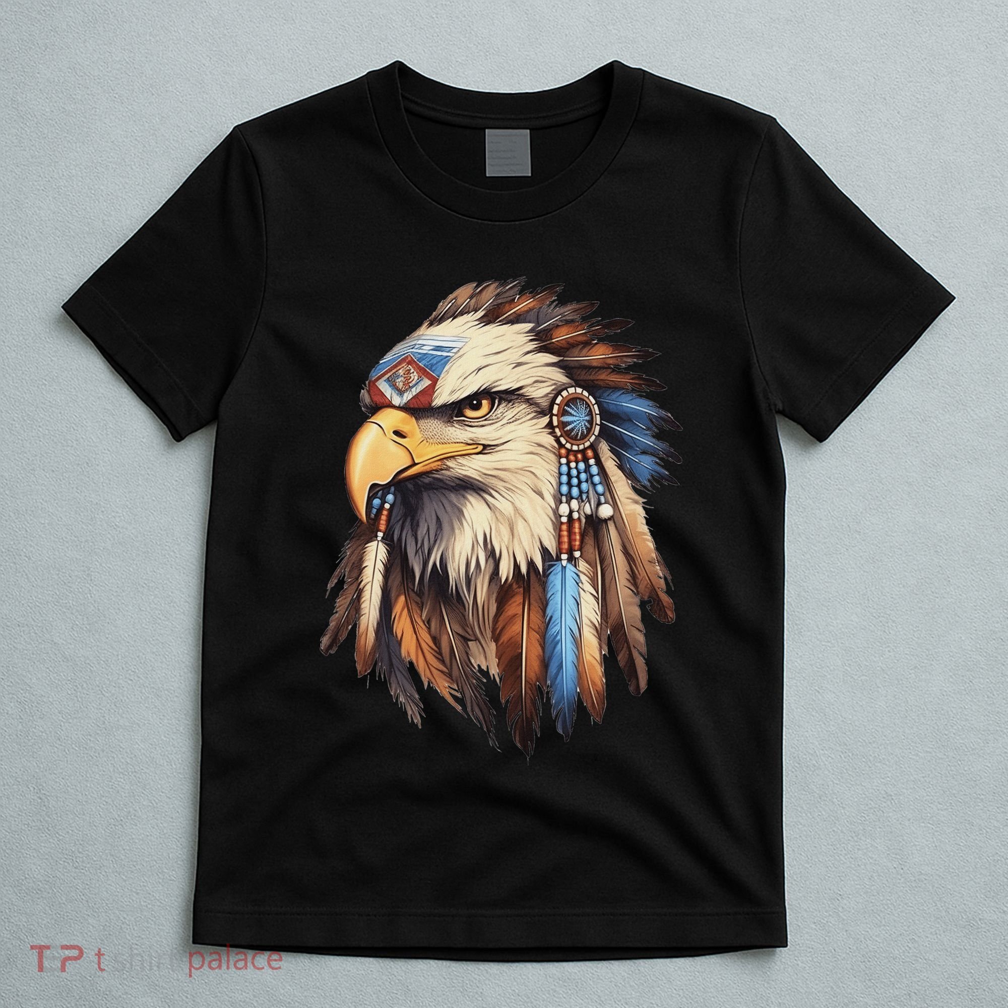 Native American Tribal Dream Catcher Eagle Tribal Animal Art T-Shirt