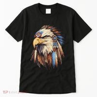 Native American Tribal Dream Catcher Eagle Tribal Animal Art Tall T-Shirt thumb 0