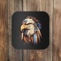 Native American Tribal Dream Catcher Eagle Tribal Animal Art Coaster thumb 0