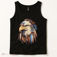 Native American Tribal Dream Catcher Eagle Tribal Animal Art Tank Top thumb 2