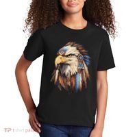 Native American Tribal Dream Catcher Eagle Tribal Animal Art Kids T-Shirt thumb 2