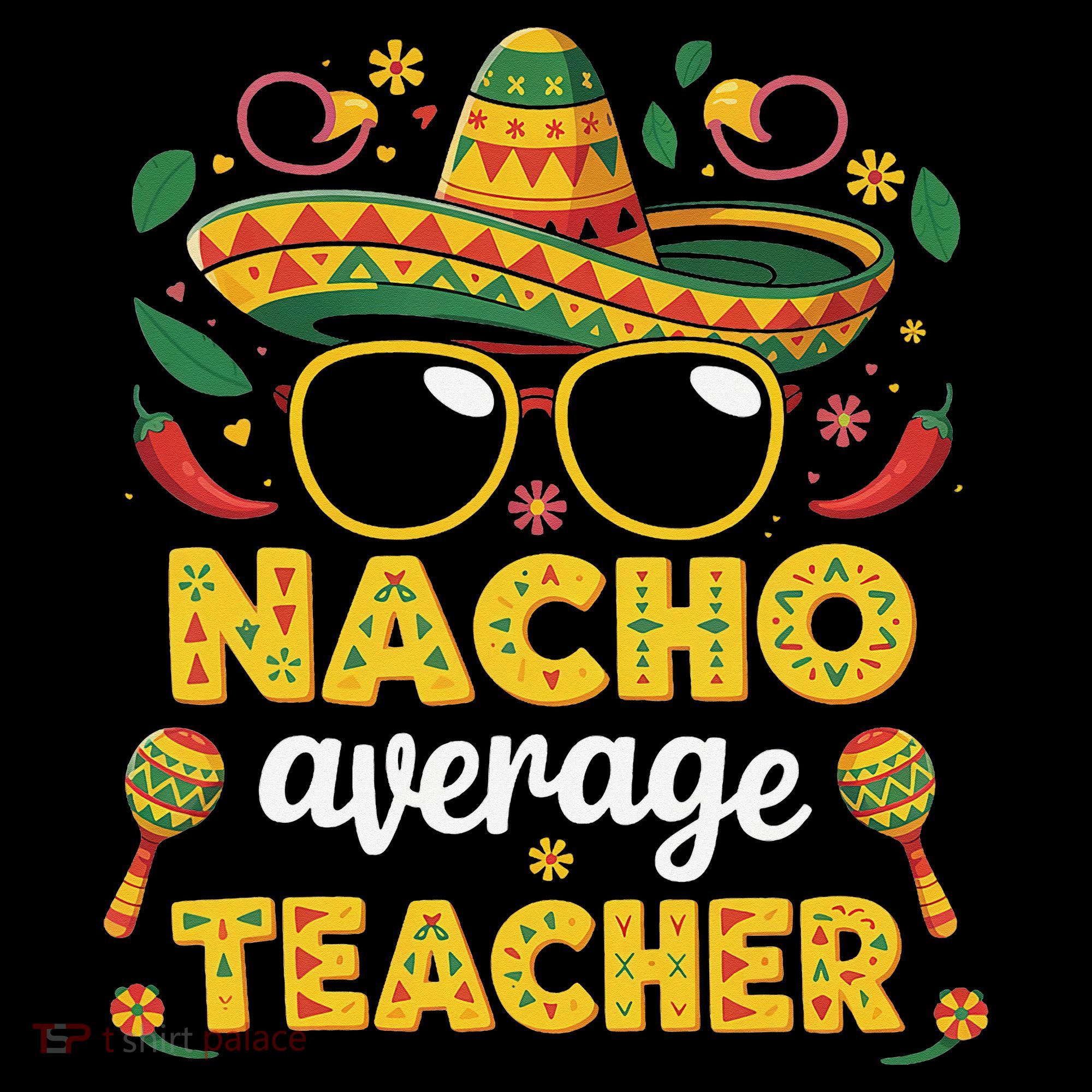 Nacho Average Teacher Apple Cinco De Mayo Teacher Women Coffee Mug