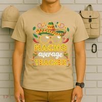 Nacho Average Teacher Apple Cinco De Mayo Teacher Women T-Shirt thumb 6