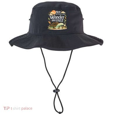 Not All Those Who Wander Are Fast Turtle Bucket Hat