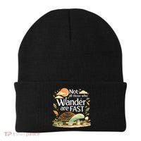 Not All Those Who Wander Are Fast Turtle Beanie thumb 0