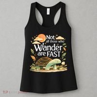 Not All Those Who Wander Are Fast Turtle Women's Tank Top thumb 3
