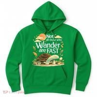 Not All Those Who Wander Are Fast Turtle Hoodie thumb 0