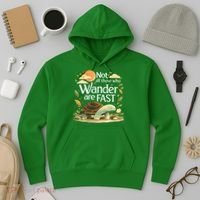 Not All Those Who Wander Are Fast Turtle Hoodie thumb 3