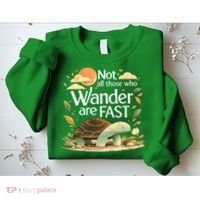 Not All Those Who Wander Are Fast Turtle Sweatshirt thumb 2
